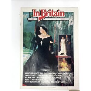 Vintage In Britain June 1990 MAGAZINE Queen ELIZABETH Collector's